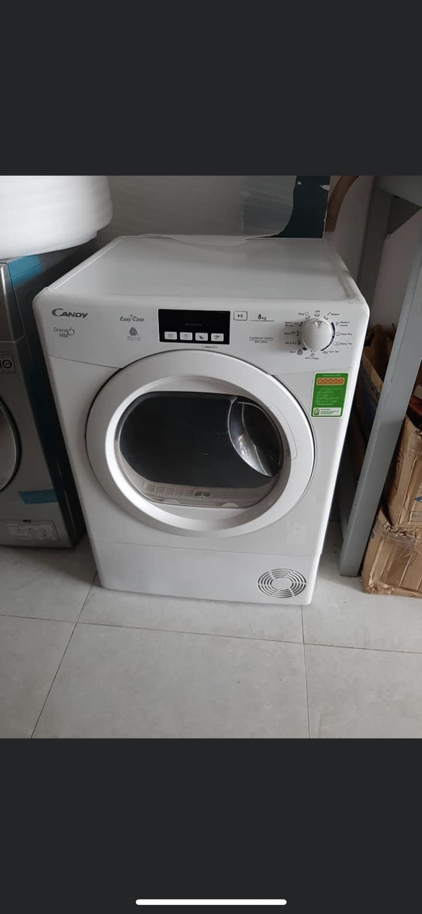 Máy Sấy Candy 8kg mới 95%