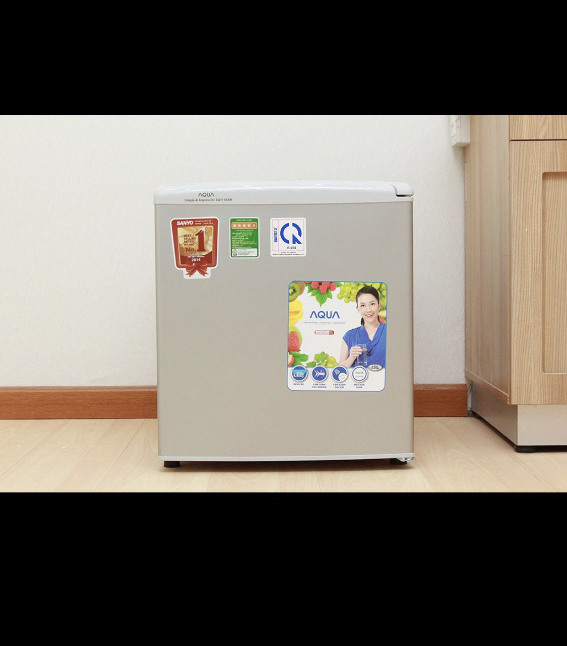 Tủ lạnh Aqua Mini 50l mới 97%