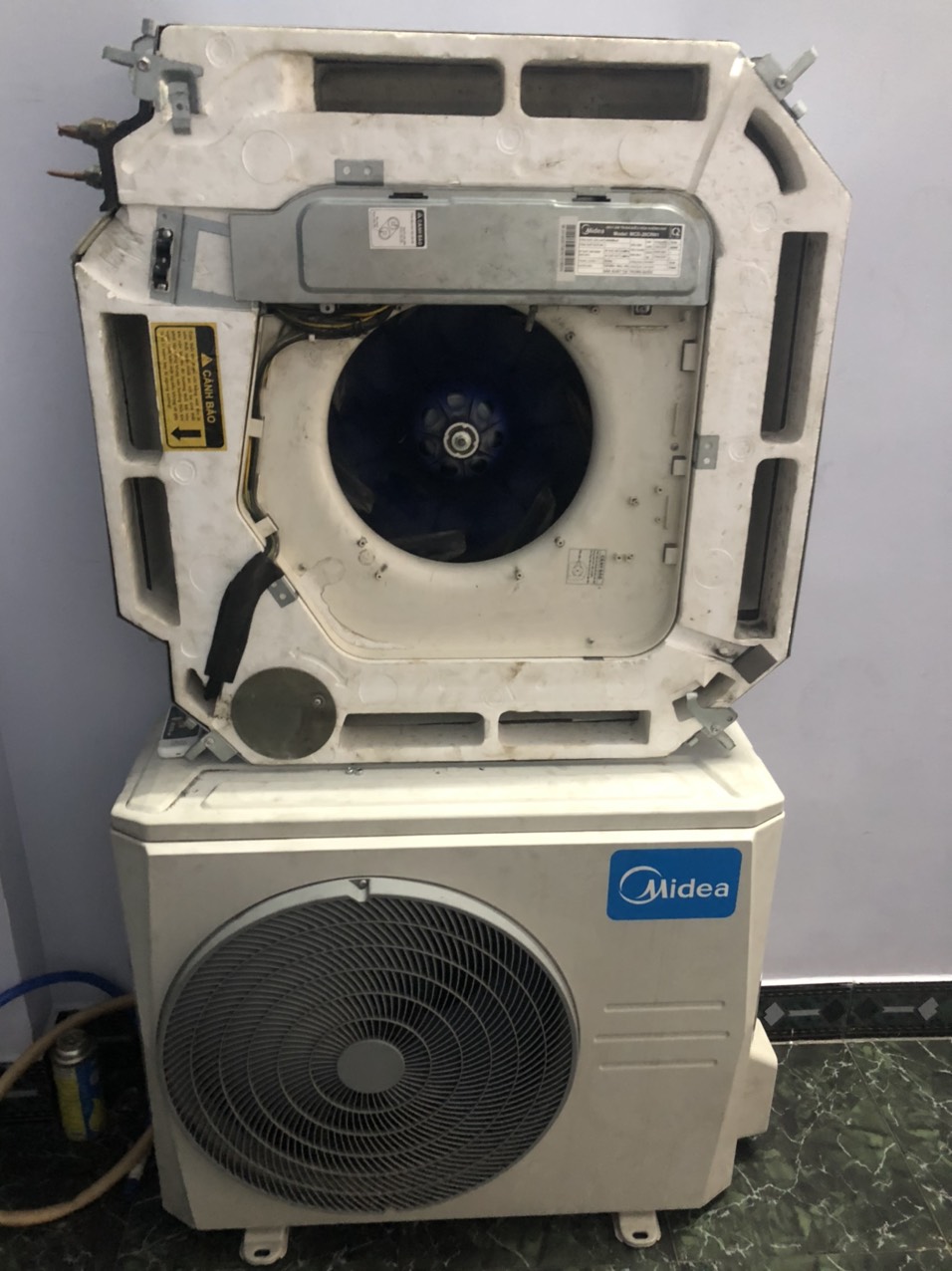 Máy Lạnh Media âm trần 3Hp Cũ