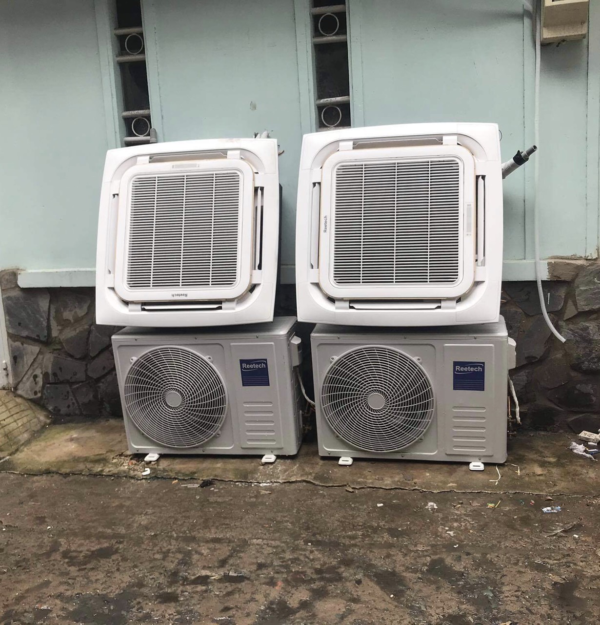 Máy lạnh âm trần Reetech 3hp Gas R410a Cũ