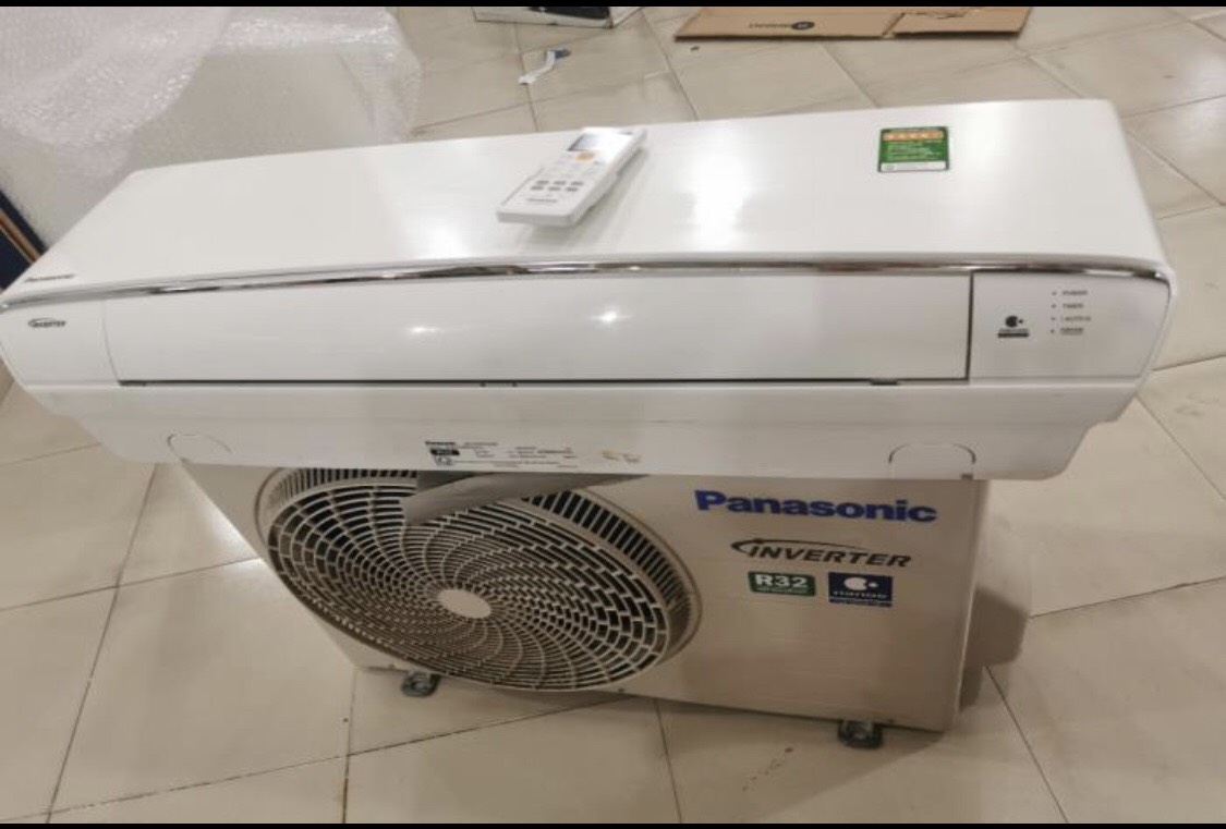 Máy lạnh Panasonic 1.5hp Inverter Gas R32 Mới 97%